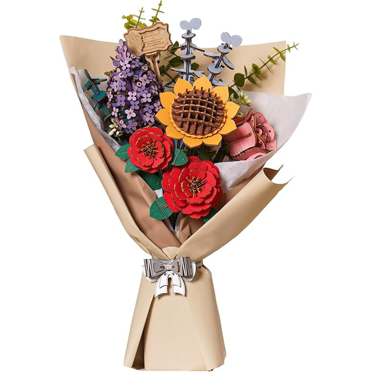 Puzzle 3D - Bouquet de fleurs - Image 2