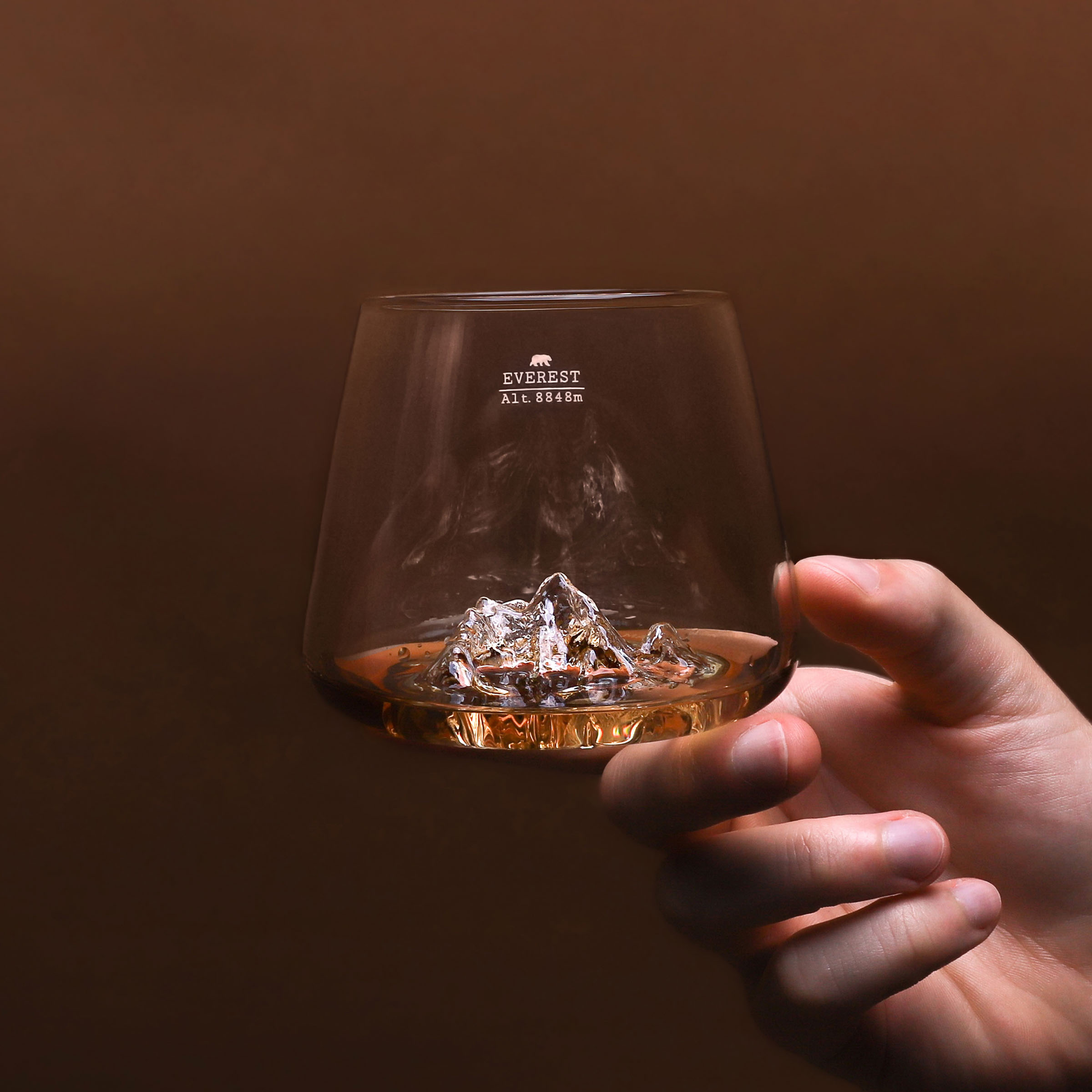 Coffret Topographic – 2 verres à whisky aux reliefs de montagnes - Image 2