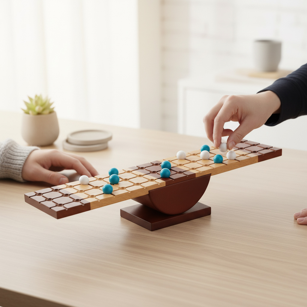 Bascule d'Archimède - Jeu de logique et stratégie