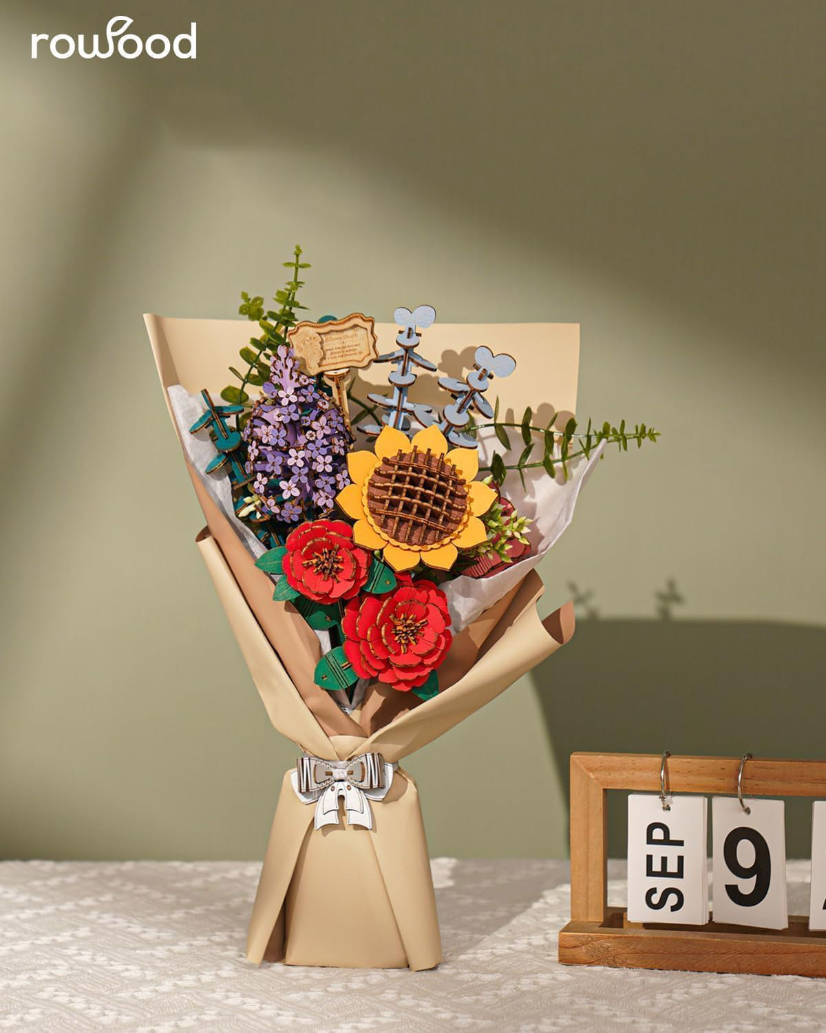 Puzzle 3D - Bouquet de fleurs - Image 3