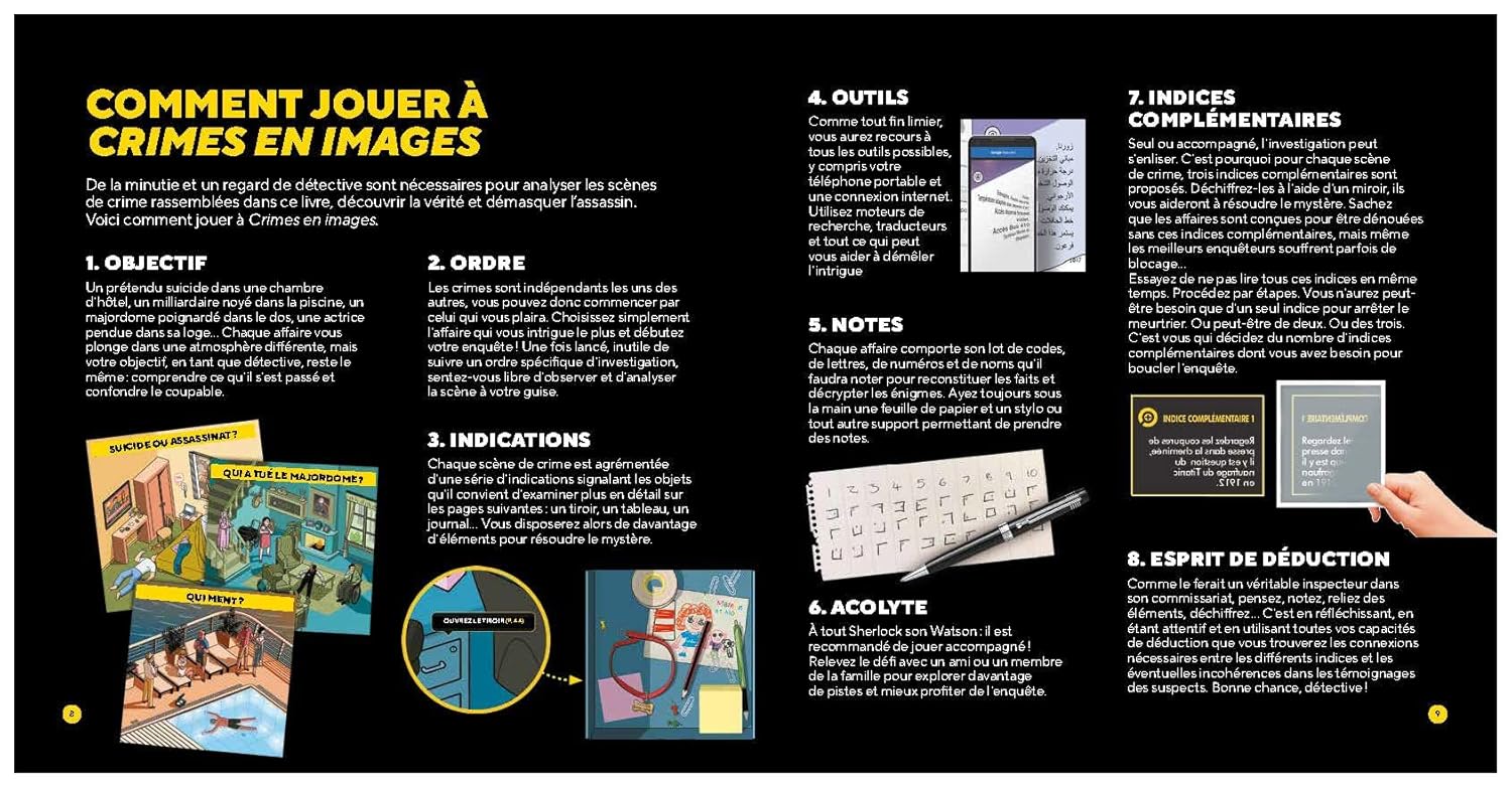 Crimes en images - Livre interactif d'enquêtes - Image 3