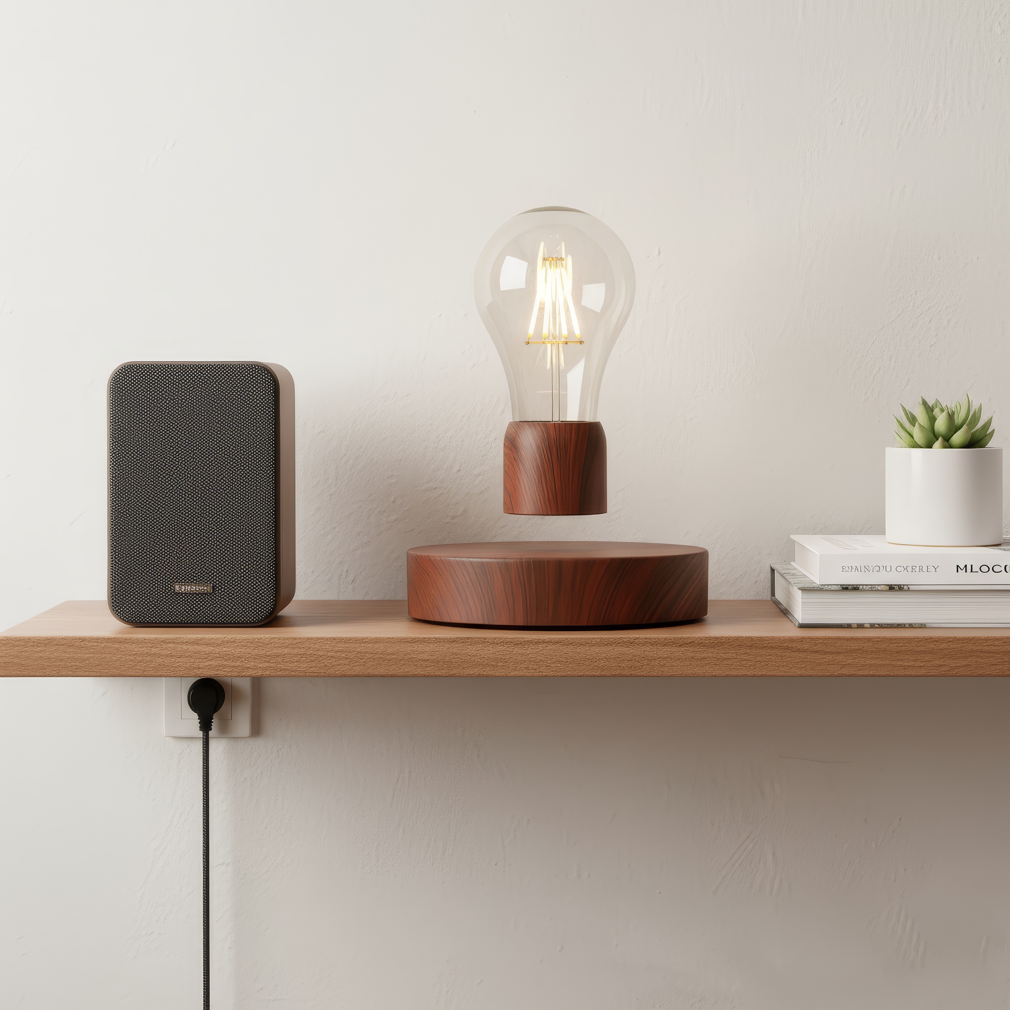 Ampoule à lévitation magnétique