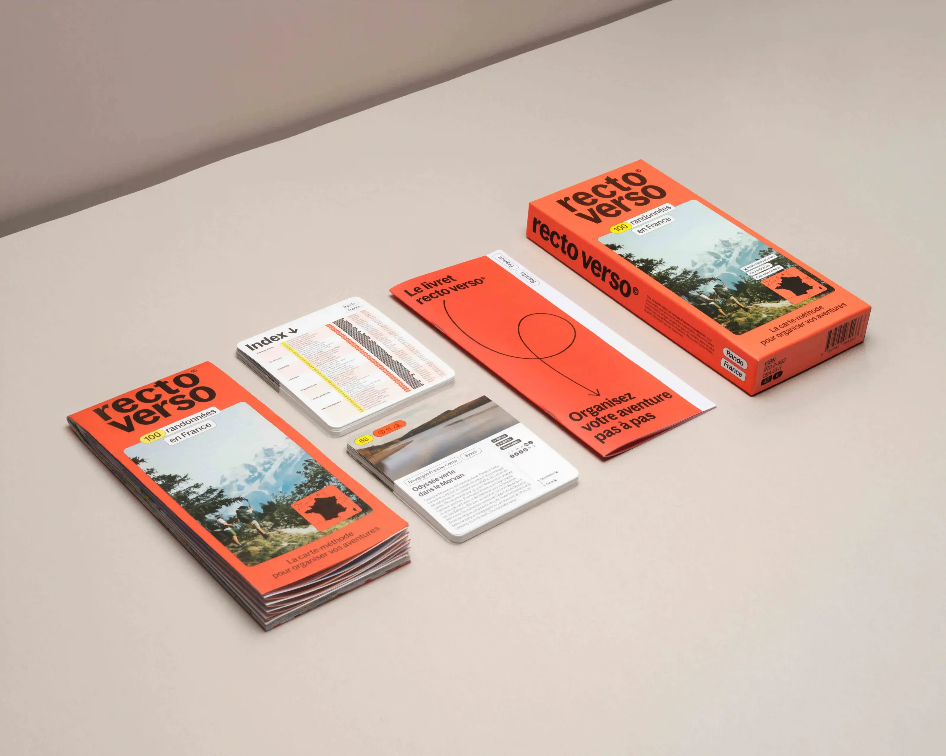 100 cartes randonnées en France - Coffret Recto Verso - Image 2