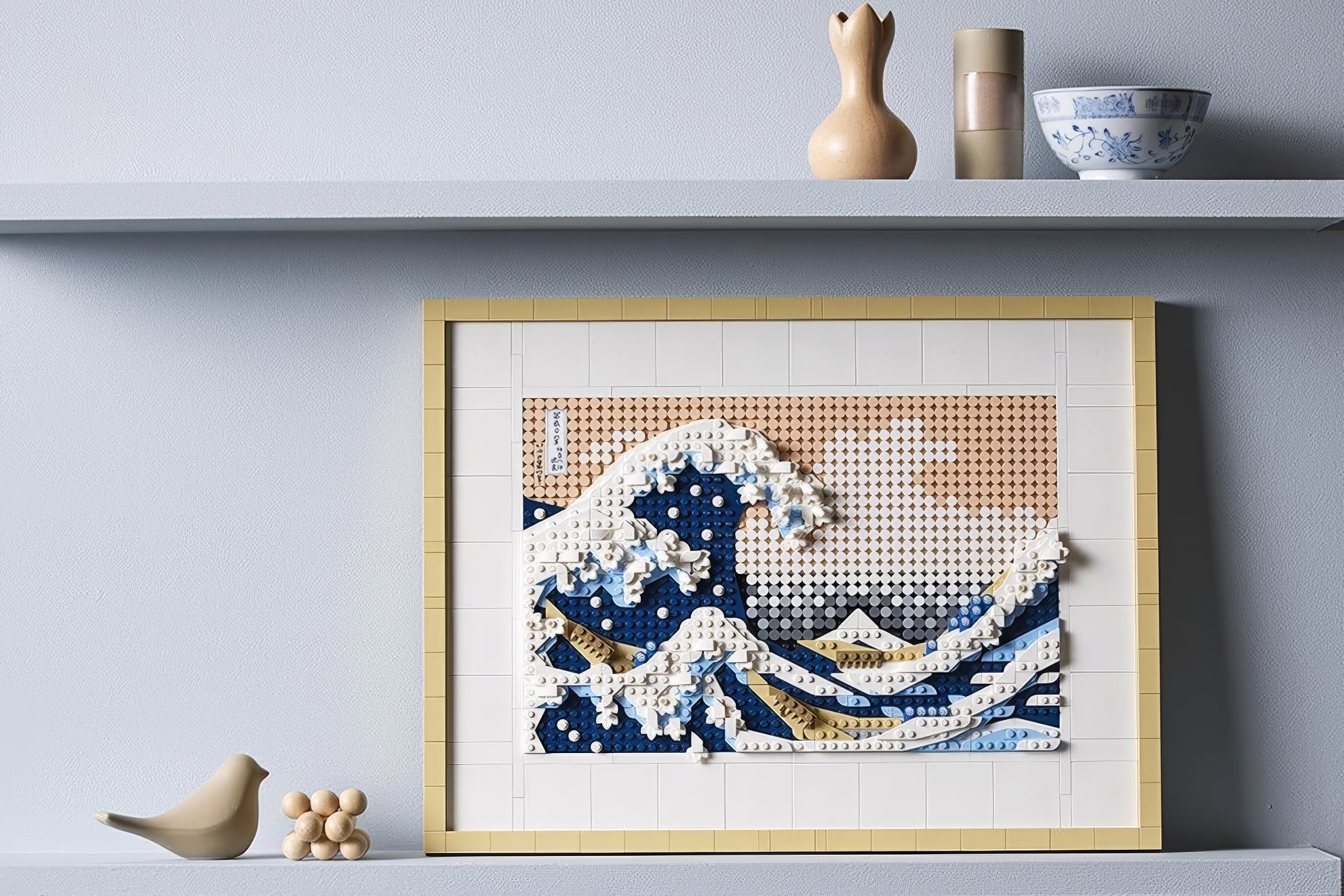 Tableau 3D "La Grande Vague" LEGO (DIY)