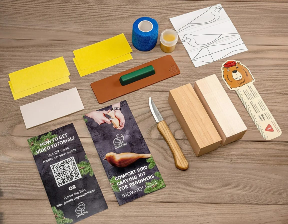 Kit découverte sculpture sur bois - Image 3